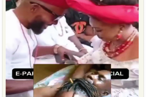 Sêx scandal: Ichie Obiora And Chinasa Finally Tie The Knot In A Traditional Wedding